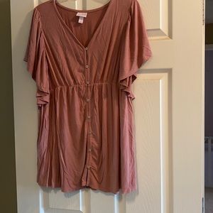 ISABEL MATERNITY short sleeve blouse size lg